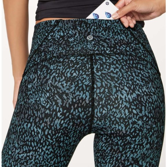 lululemon athletica Pants - Lululemon Train Times 7/8 Pant *25" Illuminate Multi Black/Black 8